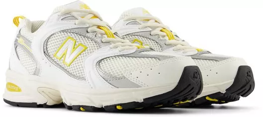 New Balance 530 Chunky Metallic Yellow / White
