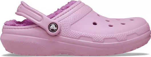 Crocs Classic Lined Clog Γυναικεία Ανατομικά Σαμπό Φούξια