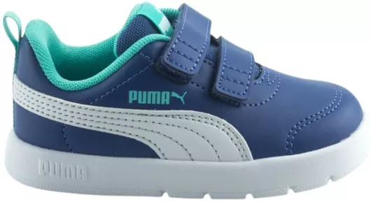 Puma Courtflex V3 V Παιδικά Sneakers Μπλε