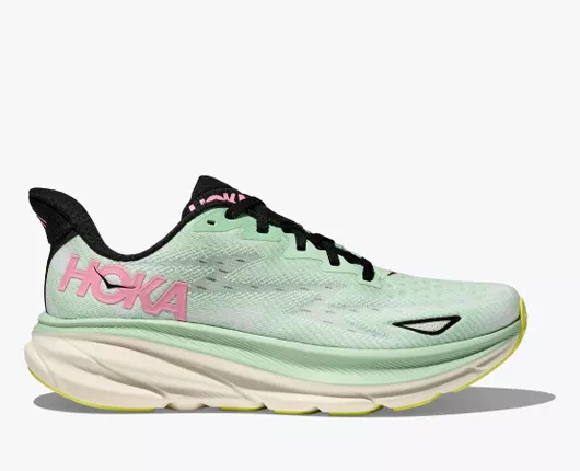 Hoka Clifton 9 Γυναικεία Αθλητικά Παπούτσια Running Mint Fluorite / Snow Melt 