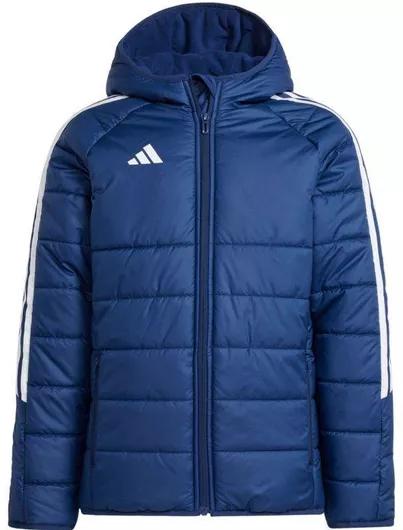 adidas Παιδικό Αθλητικό Μπουφάν με Κουκούλα Μπλε Tiro