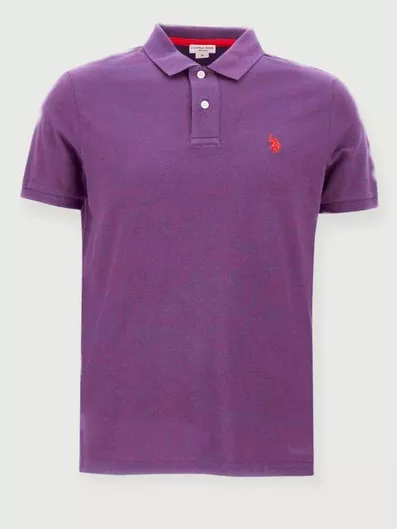 U.S. Polo Assn. Polo Κοντομάνικη Μπλούζα Μοβ
