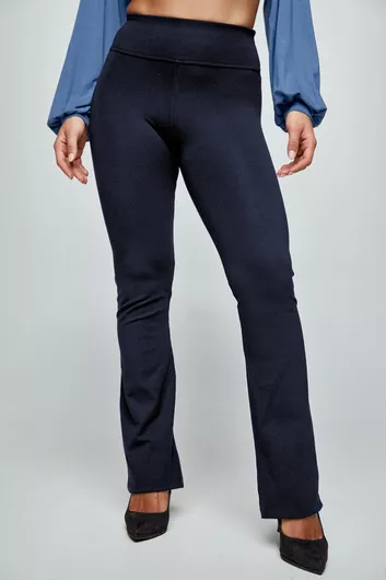 Bodymove Jazz Ψηλόμεσο Παντελόνι Φόρμας Καμπάνα Navy Μπλε