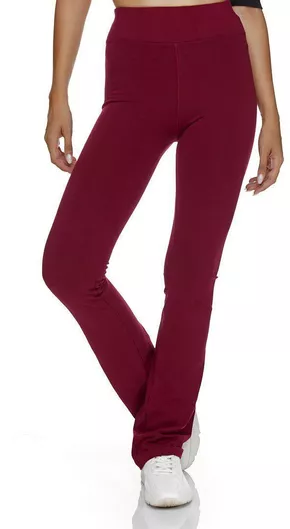 Bodymove Jazz Ψηλόμεσο Παντελόνι Φόρμας Καμπάνα Μπορντό