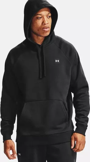 Under Armour Rival Φούτερ Fleece με Κουκούλα Μαύρο