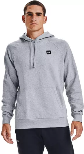 Under Armour Rival Φούτερ Fleece με Κουκούλα Heather Grey