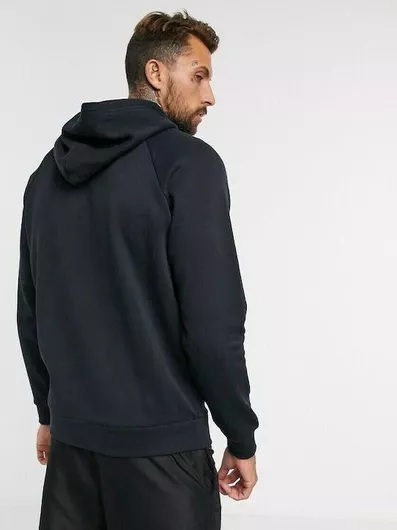 Under Armour Rival Φούτερ Fleece με Κουκούλα Μαύρο