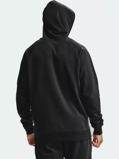 Under Armour Rival Φούτερ Fleece με Κουκούλα Μαύρο