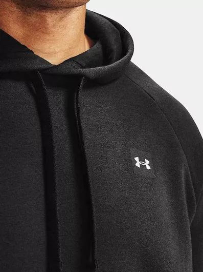 Under Armour Rival Φούτερ Fleece με Κουκούλα Μαύρο