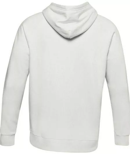 Under Armour Rival Φούτερ Fleece με Κουκούλα Λευκό