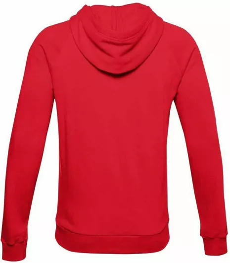 Under Armour Rival Φούτερ Fleece με Κουκούλα Κόκκινο