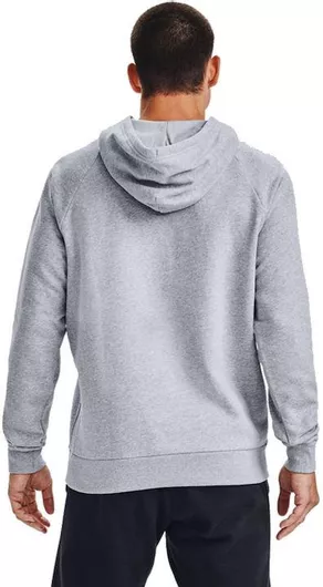 Under Armour Rival Φούτερ Fleece με Κουκούλα Heather Grey