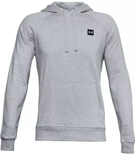 Under Armour Rival Φούτερ Fleece με Κουκούλα Heather Grey