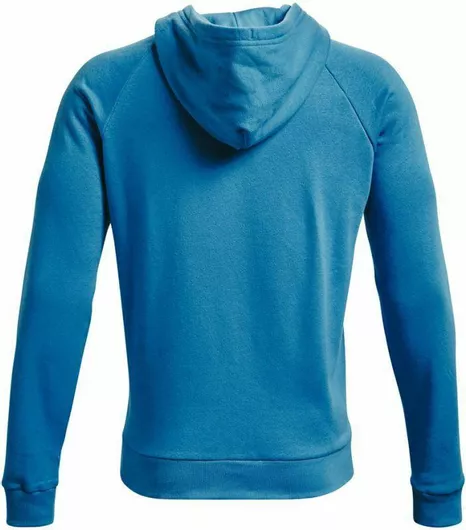 Under Armour Rival Φούτερ Fleece με Κουκούλα Γαλάζιο
