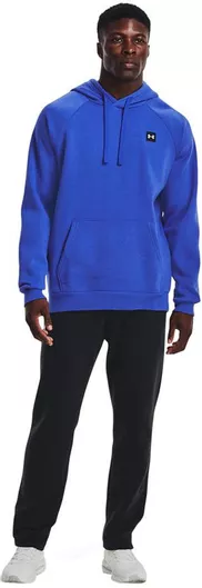 Under Armour Rival Φούτερ Fleece με Κουκούλα Μπλε