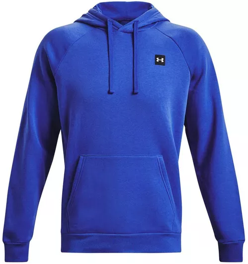 Under Armour Rival Φούτερ Fleece με Κουκούλα Μπλε