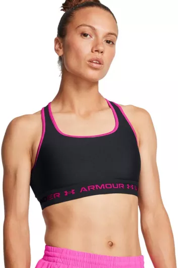 Under Armour Γυναικείο Αθλητικό Μπουστάκι Μαύρο με Επένδυση & Αφαιρούμενη Ενίσχυση
