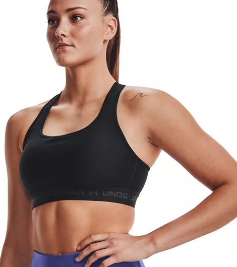 Under Armour Γυναικείο Μπουστάκι Black-white με Ελαφριά Ενίσχυση