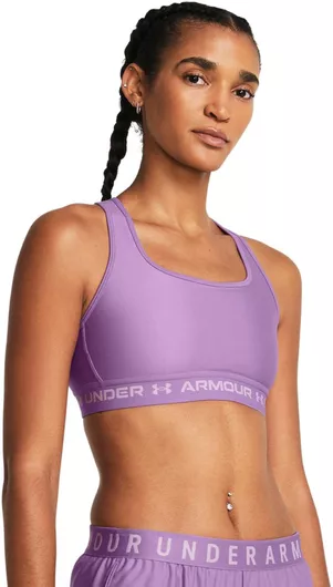 Under Armour Γυναικείο Αθλητικό Μπουστάκι Provence Purple / Purple Ace με Ελαφριά Ενίσχυση
