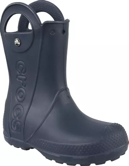 Crocs Παιδικές Γαλότσες Handle It Rain Boot Navy Μπλε