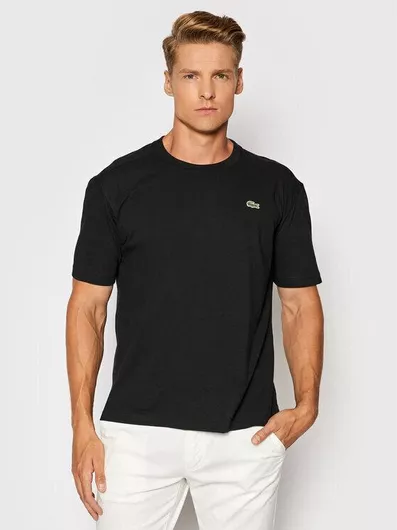 Lacoste Technical Jersey Αθλητικό T-shirt Μαύρο