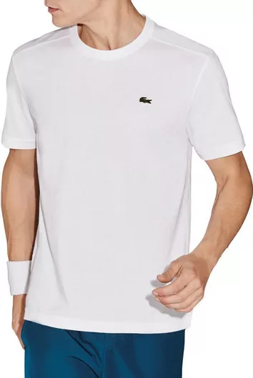 Lacoste Technical Jersey Αθλητικό T-shirt Λευκό