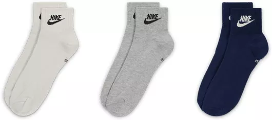 Nike Everyday Essential Αθλητικές Κάλτσες Πολύχρωμες 3 Ζεύγη