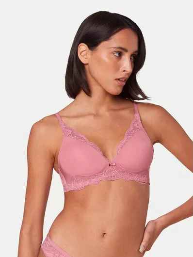 Triumph Amourette Charm Ροζ Σουτιέν χωρίς Μπανέλες