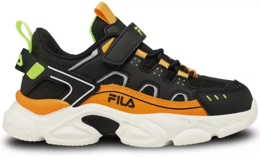 Fila Παιδικά Sneakers Ανατομικά με Σκρατς Μαύρο