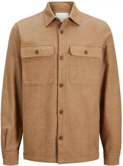 Jack & Jones Melange Overshirt Μακρυμάνικo Πουκάμισο Melange