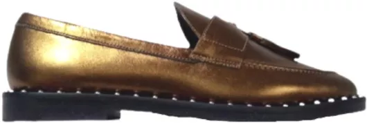 Carrano Γυναικεία Loafers Metallic Gold