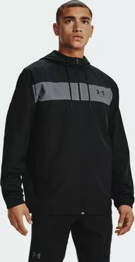 Under Armour Sportstyle Αθλητικό Μπουφάν Αντιανεμικό Μαύρο