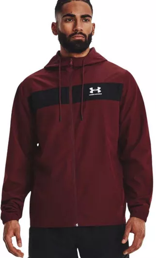 Under Armour Sportstyle Αθλητικό Μπουφάν Αντιανεμικό Μπορντό