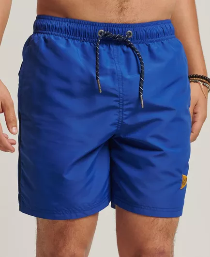 Superdry Campus Varsity Ανδρικό Μαγιό Σορτς Μπλε