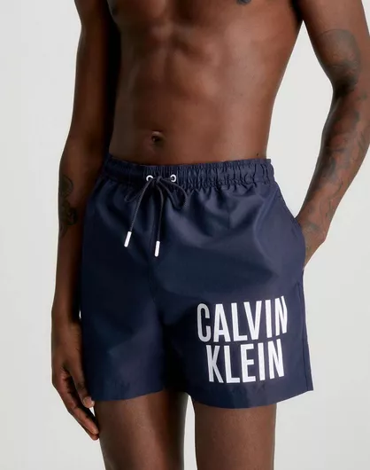 Calvin Klein Ανδρικό Μαγιό Σορτς Medium Drawstring Intense Navy Blue