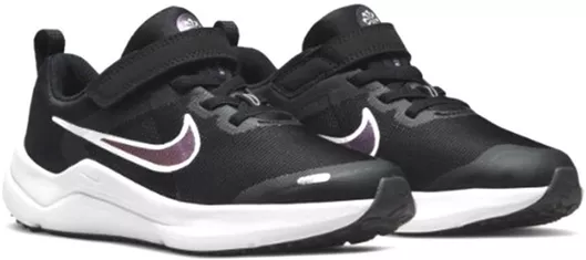 Nike Downshifter 12 Αθλητικά Παιδικά Παπούτσια Running με Σκρατς Black / Dark Smoke Grey / White
