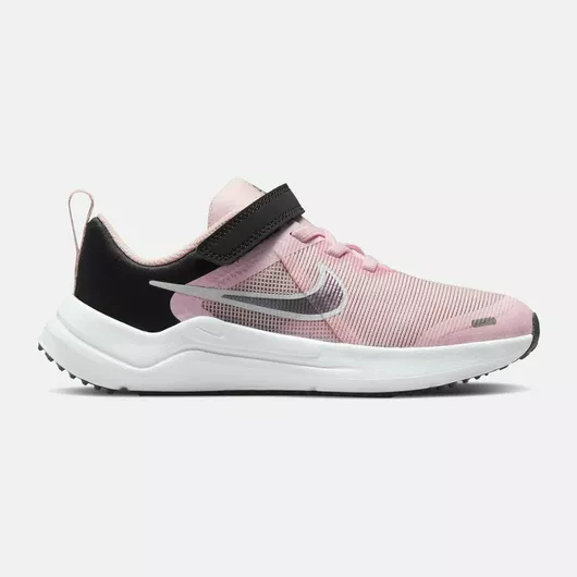 Nike Downshifter 12 Αδιάβροχα Αθλητικά Παιδικά Παπούτσια Running με Σκρατς Ροζ