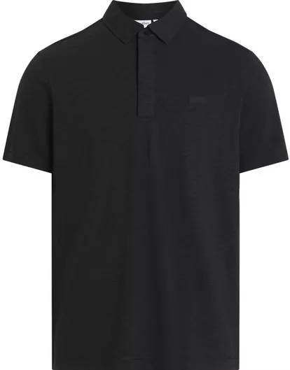Ανδρική Μπλούζα Polo Calvin Klein Κοντομάνικο Μαύρο