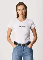 Pepe Jeans Virginia Γυναικείο T-shirt Λευκό