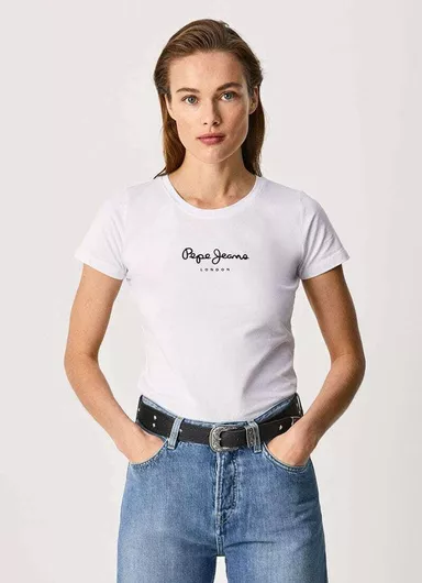 Pepe Jeans Virginia Γυναικείο T-shirt Λευκό