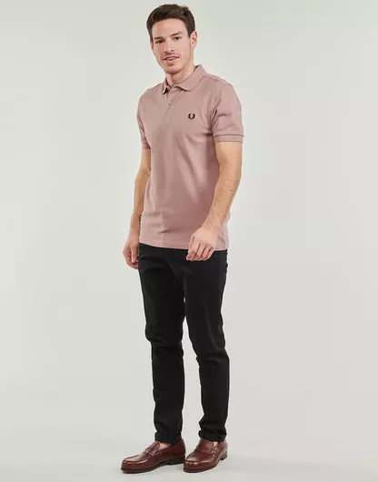 Ανδρικό Polo Fred Perry M6000-V05 Casual Κοντομάνικο Ροζ