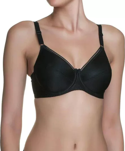 Triumph Claudette 200 W Μαύρο Σουτιέν χωρίς Ενίσχυση με Μπανέλες