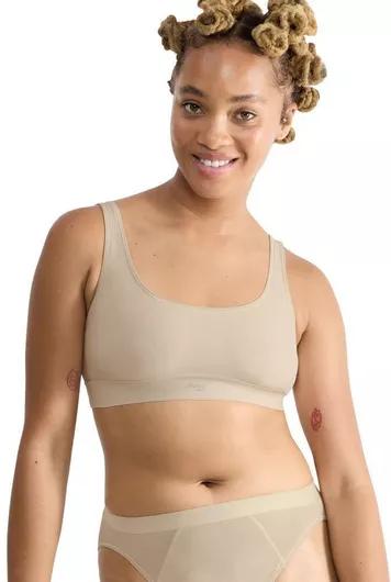 Sloggi Ever Γυναικείο Μπουστάκι Μπεζ Της Άμμου