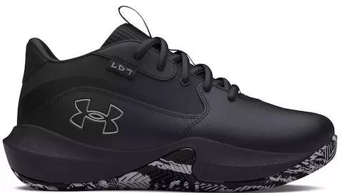 Under Armour Ua Ps Lockdown 7 Αθλητικά Παιδικά Παπούτσια Μπάσκετ με Κορδόνια Μαύρο