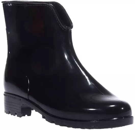 Adam's Shoes Δερμάτινα Γυναικεία Μποτάκια Μαύρο