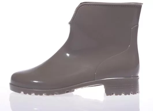 Adam's Shoes Κοντές Γυναικείες Γαλότσες Γκρι