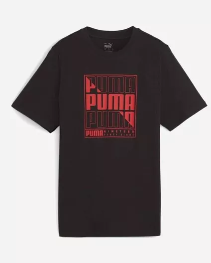 Puma T-shirt Μαύρο