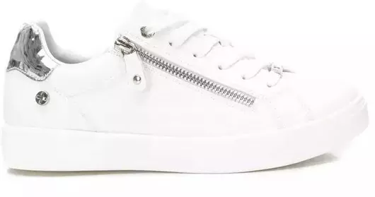 Xti 142390 Vegan με Φερμουάρ Λευκό / Ασημί