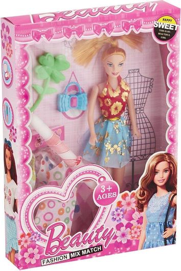 Παιχνιδολαμπάδα Bunny's Κούκλα Beauty Fashion Mix Match για 3+ Ετών