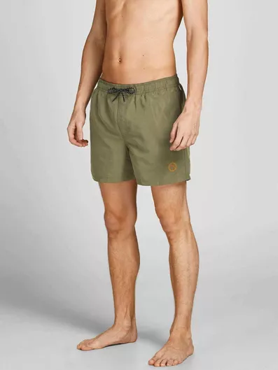 Jack & Jones Ανδρικό Μαγιό Σορτς Χακί